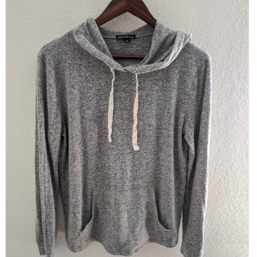 J.CREW | Heather Gray Pullover Hoodie